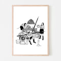 BLACK MEDECINE 037,  Silkscreen - 29,7 x 42 cm (A3) — by Helge Reumann