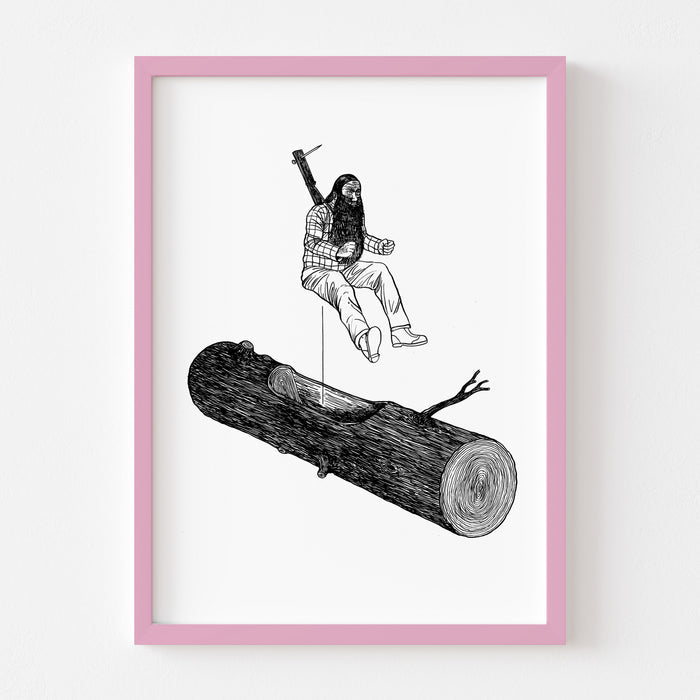 BLACK MEDECINE 095,  Silkscreen - 29,7 x 42 cm (A3) — by Helge Reumann