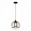 Black Pendant Dining Lamp | Modern Ceiling Light for Dining Room & Kitchen – D6108