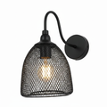 Black Single Wall Lamp | Modern Indoor Wall Light for Bedroom, Hallway & Reading Nook – DL6150/1