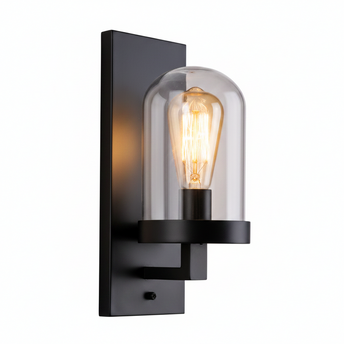Black Wall Lamp | Modern Indoor Wall Light for Living Room & Hallway – DL6141