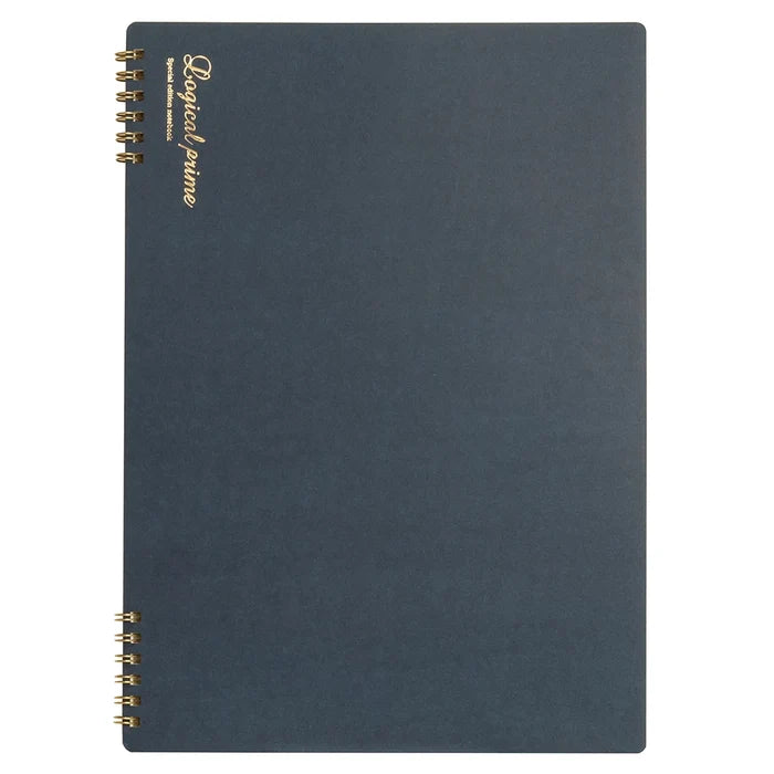 BLUE LOGICAL PRIME W RING NOTEBOOK, (Multiple sizes) – by Nakabayashi