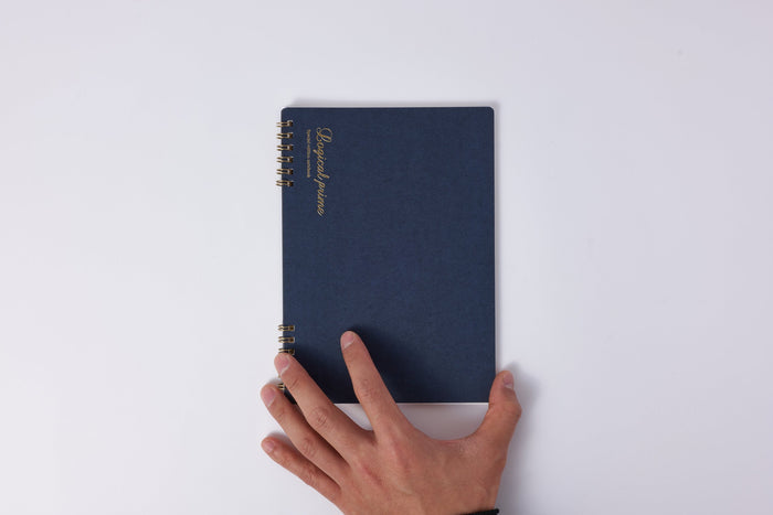 BLUE LOGICAL PRIME W RING NOTEBOOK, (Multiple sizes) – by Nakabayashi