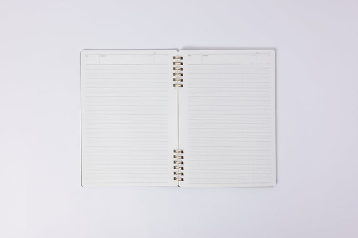 BLUE LOGICAL PRIME W RING NOTEBOOK, (Multiple sizes) – by Nakabayashi