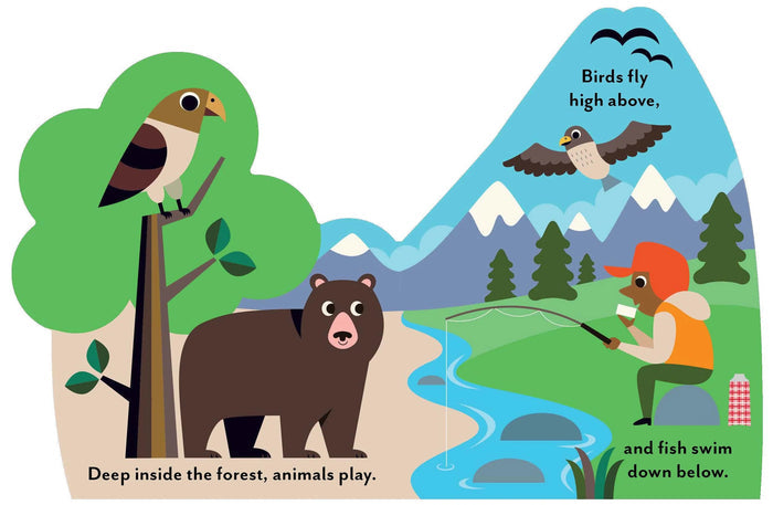 BOOKSCAPE BOARDBOOK: THE GREAT OUTDOORS — by Ingela P. Arrhenius