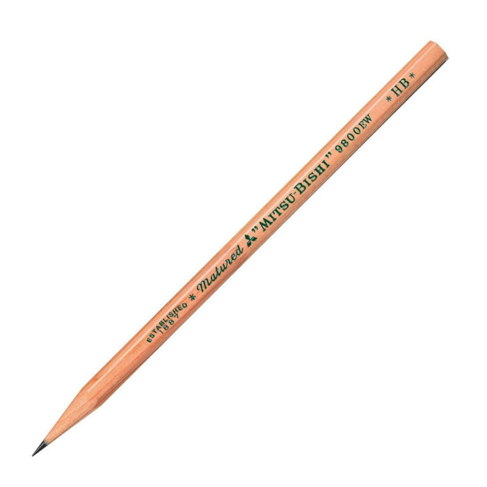 Box of 12 recycled HB pencils — by Mitsubishi