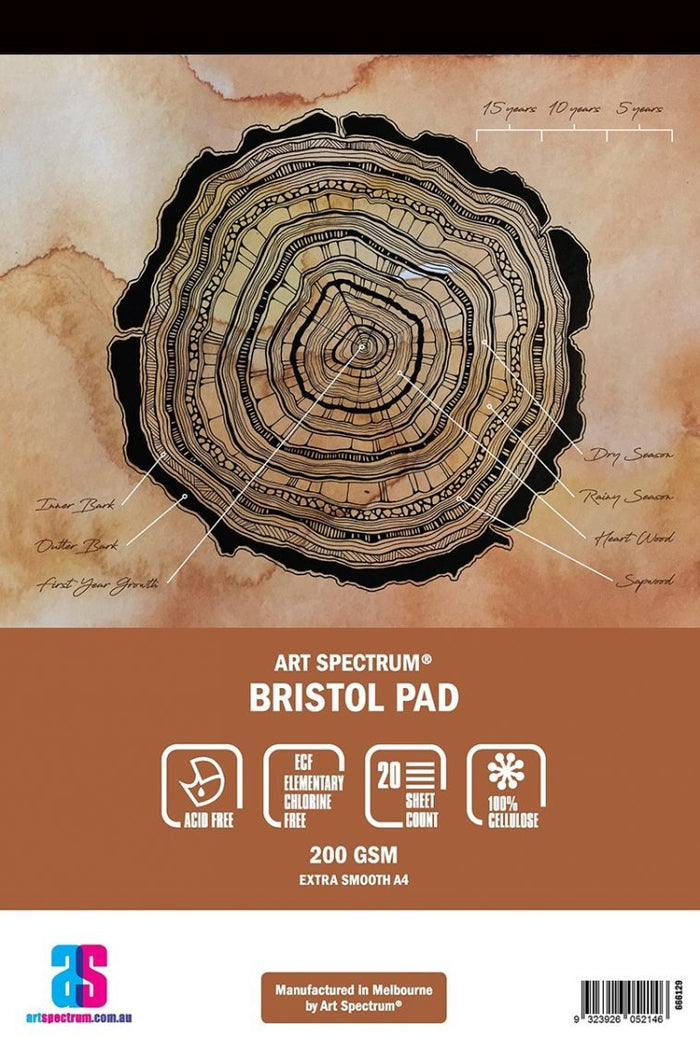 Bristol Paper Paper Pad A4 200gsm 20 Sheets