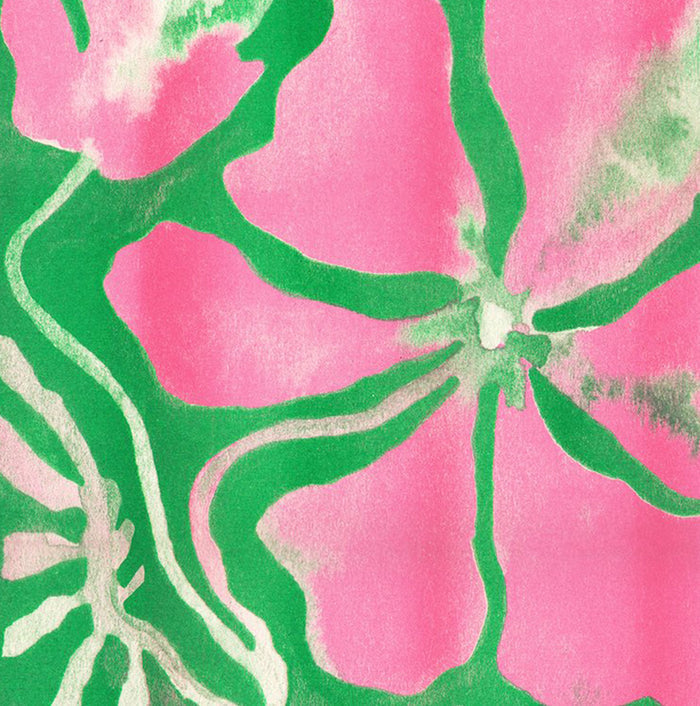 BUBBLEGUM FLOWER, 11" x 17" — by Julia GR