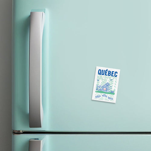 "CABANE AU QUÉBEC" MAGNET