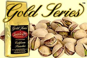 California Pistachios 2 pounds in gold bag