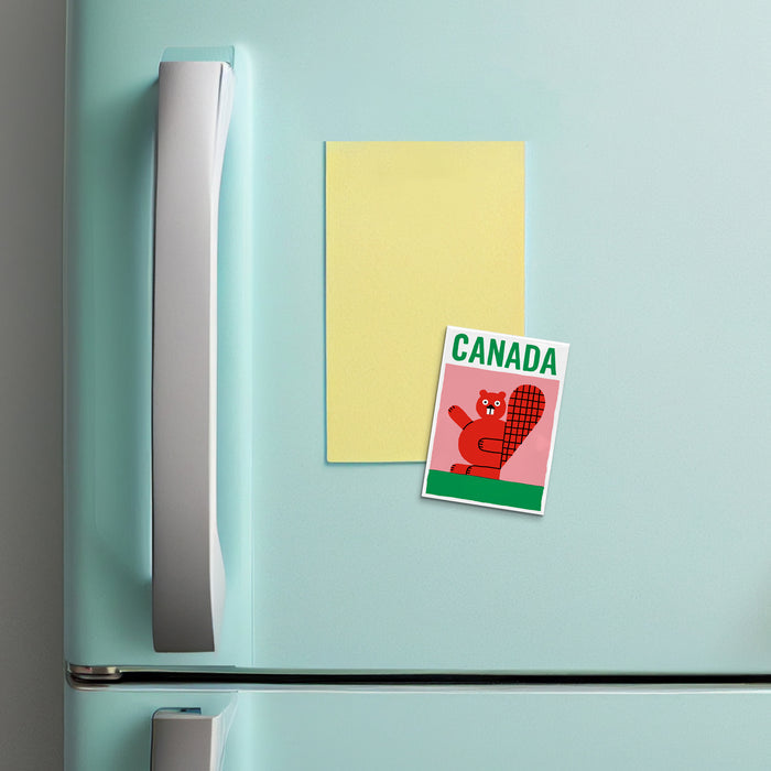 "CANADA BEAVER" MAGNET