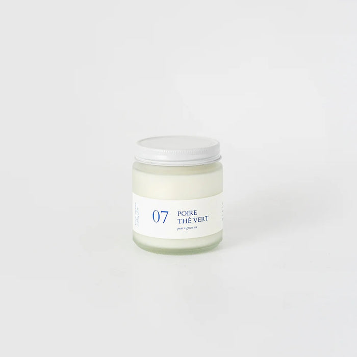 CANDLE, Pear + Green tea — by Flambette