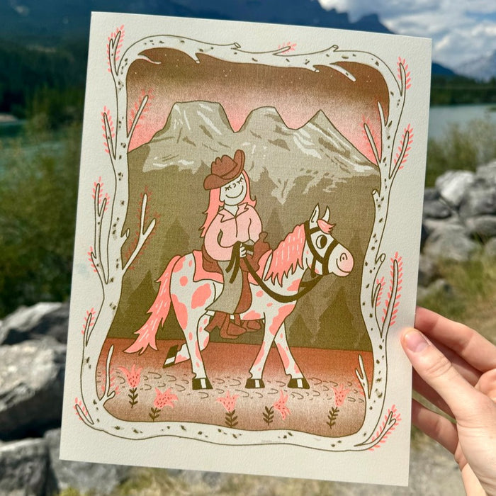 CANMORE COWGIRL (multiple sizes) — by Amery Sandford