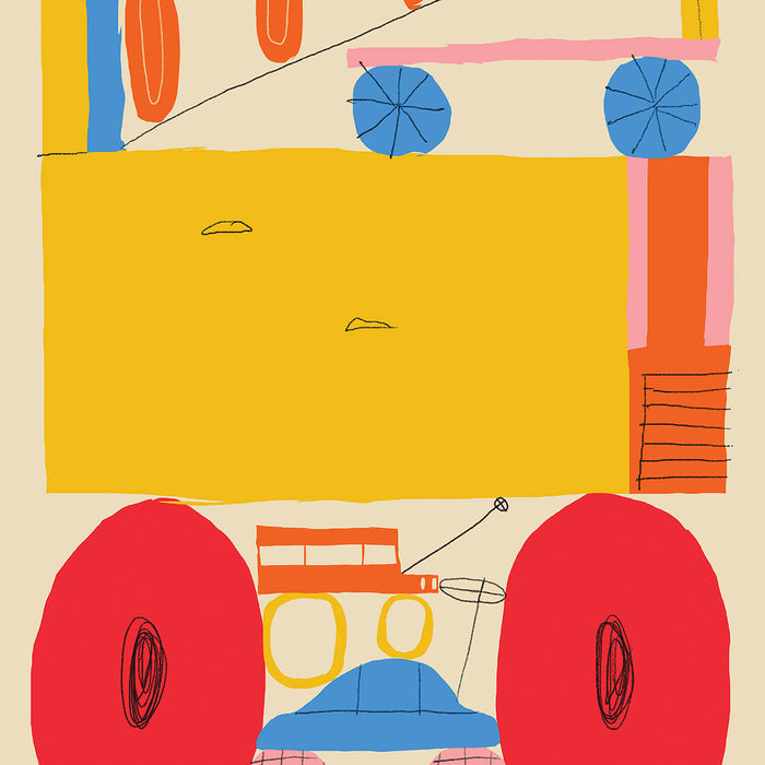 CARS, 18" X 24" — by Anastacia Sholik