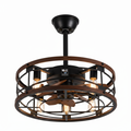 Ceiling Fan with Light FL2102 Wood – Natural Wood Blade Ceiling Fan Light for Bedrooms, Living Rooms & Dining Areas | Energy-Efficient Fan Light