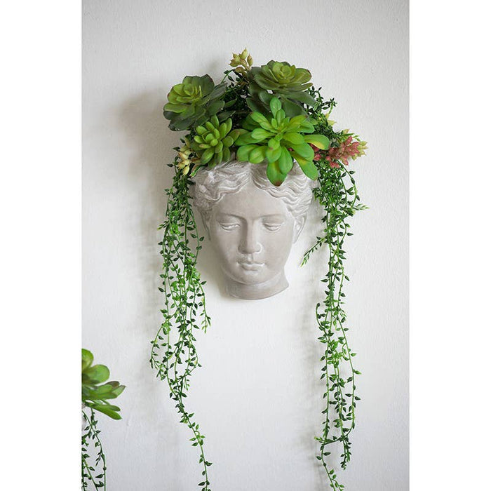 Cement Wall Vase