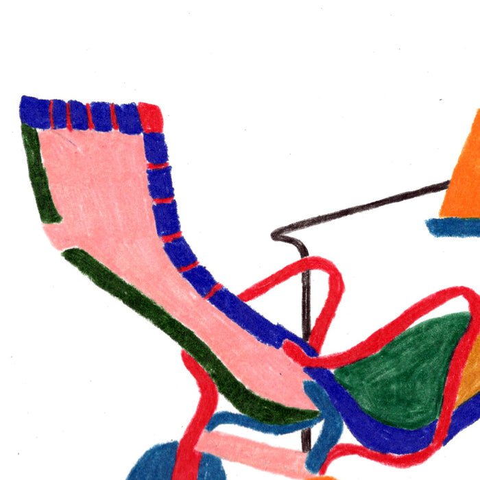 CHAISE DE LECTURE (original drawing) — by jeraume