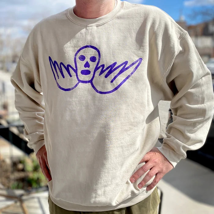 "CHAMPION DE LA MORT" SWEATSHIRT (Sand) – by Dead Champion