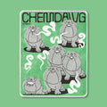 CHEMDAWG, 5” X 6.5”  — by Aless MC