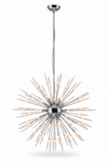 Chrome Dining Pendant Lamp 5976/450 – Sleek Chrome Ceiling Light for Dining Rooms & Kitchens | 450mm Modern Chrome Pendant
