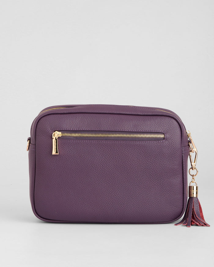 Pom Pom London City Plus Bag Purple Nightshade-Pom Pom London