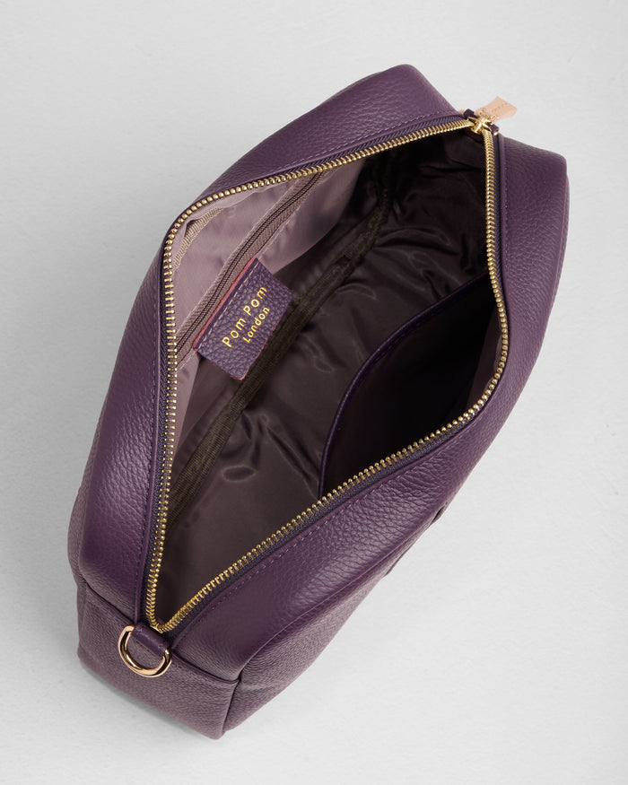 Pom Pom London City Plus Bag Purple Nightshade-Pom Pom London