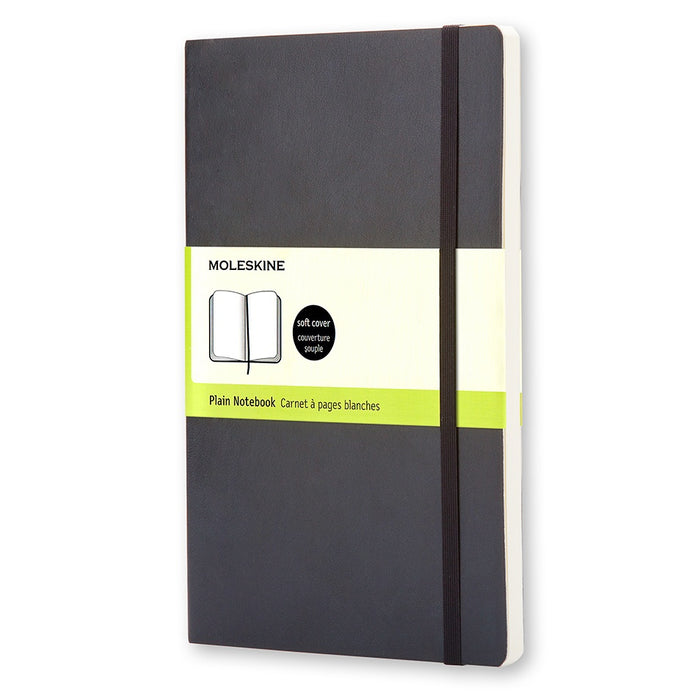 CLASSIC SOFT COVER, BLACK (Different sizes + styles) — by Moleskine