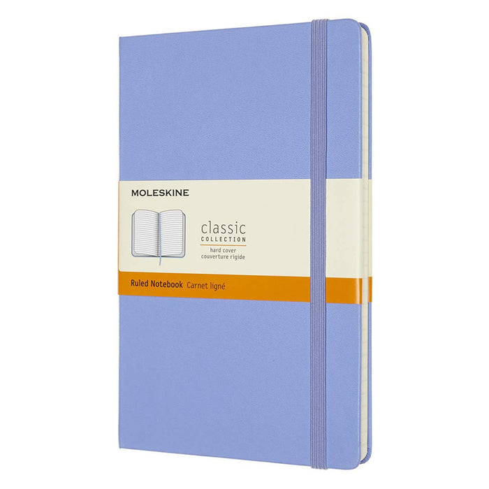 CLASSIC SOFT COVER, HYDRANGEA BLUE (Different sizes + styles) — by Moleskine