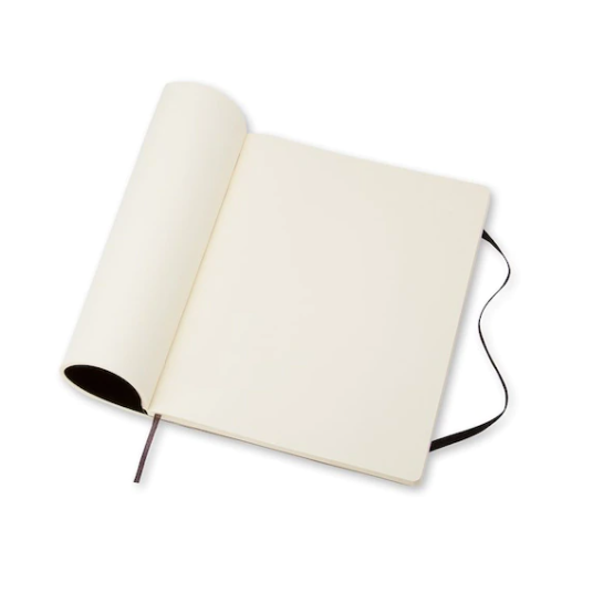 CLASSIC SOFT COVER, HYDRANGEA BLUE (Different sizes + styles) — by Moleskine