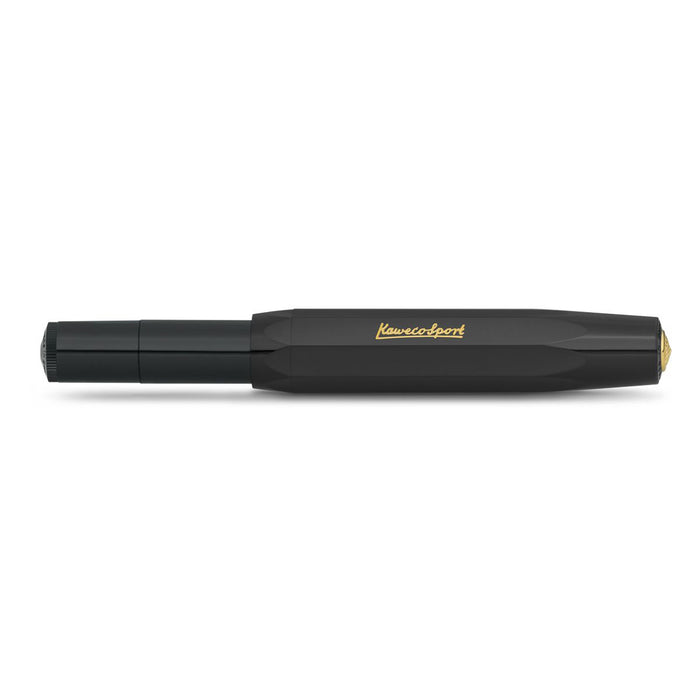 CLASSIC SPORT GEL ROLLERBALL PEN BLACK — By Kaweco