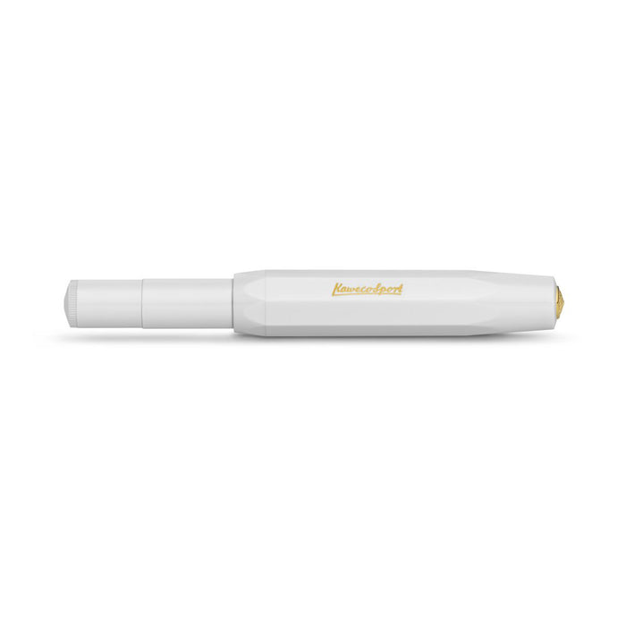 CLASSIC SPORT GEL ROLLERBALL PEN WHITE— by Kaweco