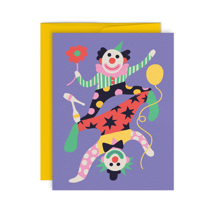 CLOWNS – Greeting Card