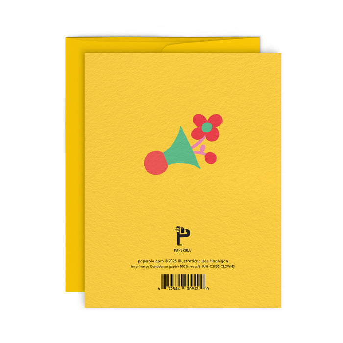 CLOWNS – Greeting Card
