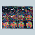 CRAWL SPACE – FACEFORM, Silkscreen - 70x50 cm  — by Jesse Jacobs