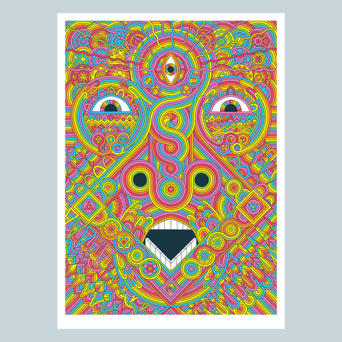 CRAWL SPACE, Silkscreen - 50x70 cm  — by Jesse Jacobs