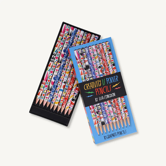 CREATIVITY IS POWER PENCILS — by Lisa Congdon