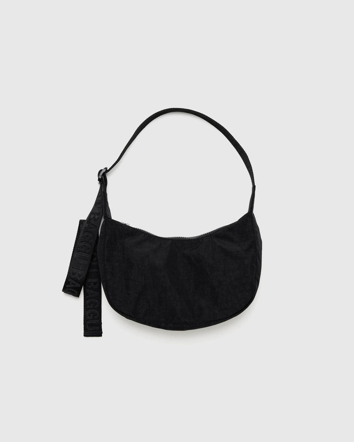 CRESCENT BAG, Black (different sizes) — by Baggu