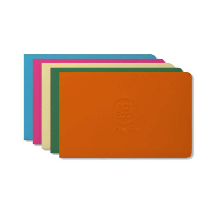 CROK’BOOK NOTEBOOK 11 x 17 cm (multiple colours) — by Clairefontaine
