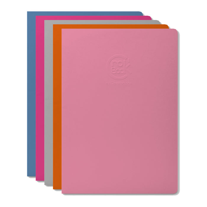 CROK’BOOK NOTEBOOK 17 x 22 cm (multiple colours) — by Clairefontaine