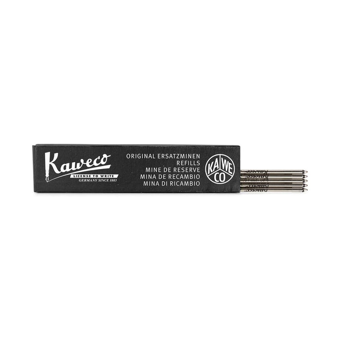 D1 BALLPEN 1.2 MM PEN BLACK REFILLS (5 PCS) — by Kaweco
