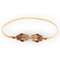 Daisy Topaz Crystal Flower Belt