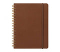 DARK BROWN WM RING NOTEBOOK GRAIN B6 — by Midori