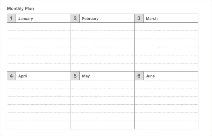 DAYFREE UNDATED WEEKLY SCHEDULE PLANNER (multiple colours) — by MARK'S