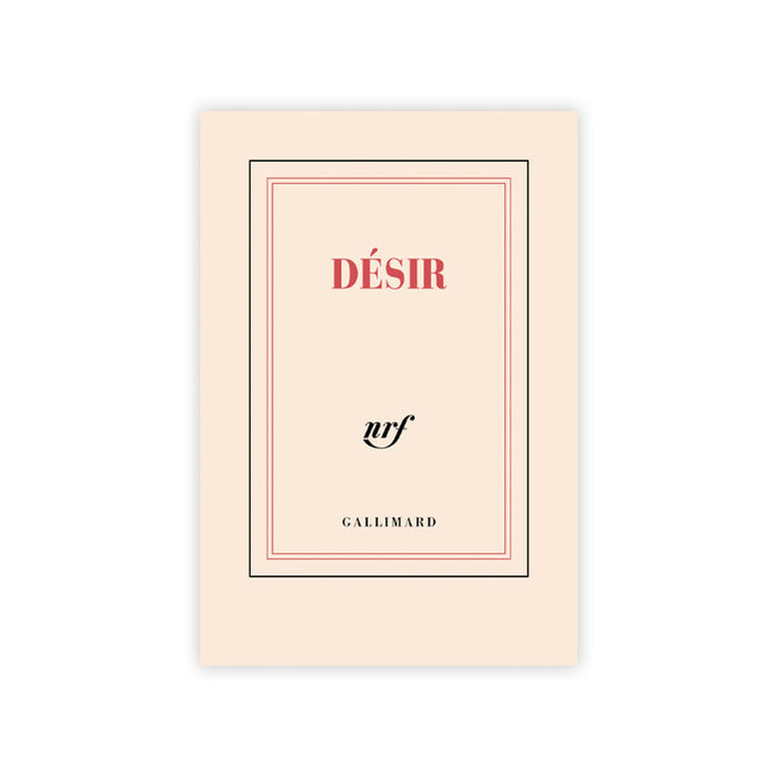 "DÉSIR" NOTEBOOK — by Gallimard