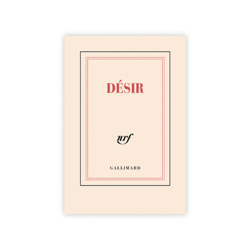 "DÉSIR" NOTEBOOK — by Gallimard