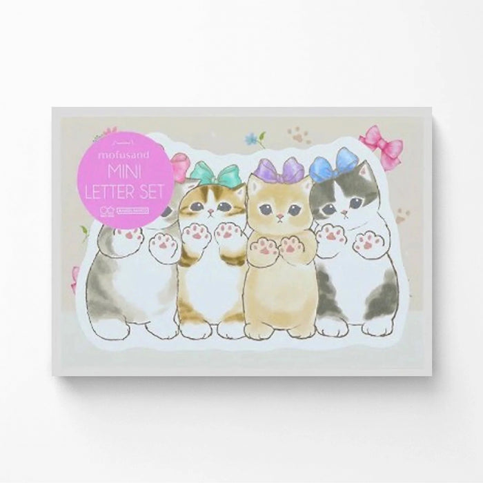 DIE-CUT MINI LETTER SET CAT PAWS — by Mofusand