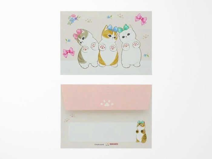 DIE-CUT MINI LETTER SET CAT PAWS — by Mofusand