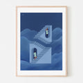 DIFFERENT WAY TO CLIMB, 18" X 24" — by Isabelle Feliu