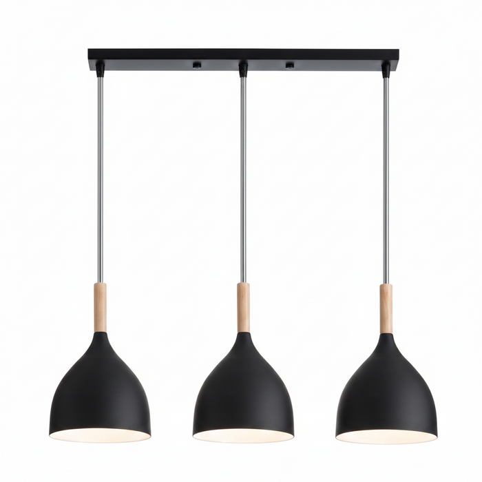 DINING LAMP 6006/3S BLACK / WHITE