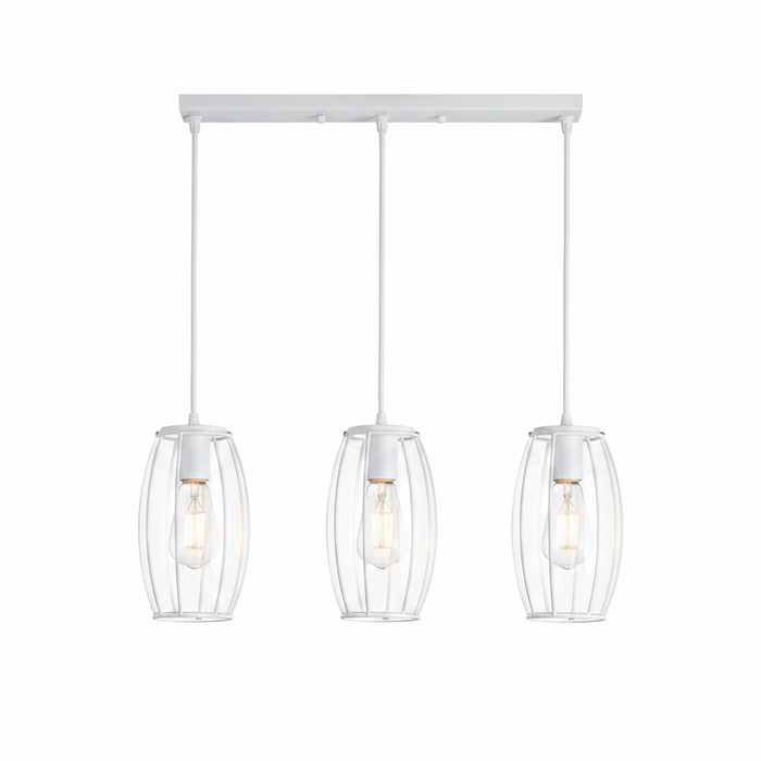 DINING LAMP 6054/3S (7769/3 WH) WHITE